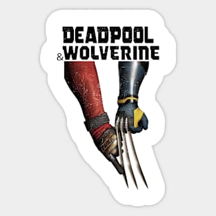 Deadp00l and W0lverine Love, Wilson & Howlett 2024 Sticker